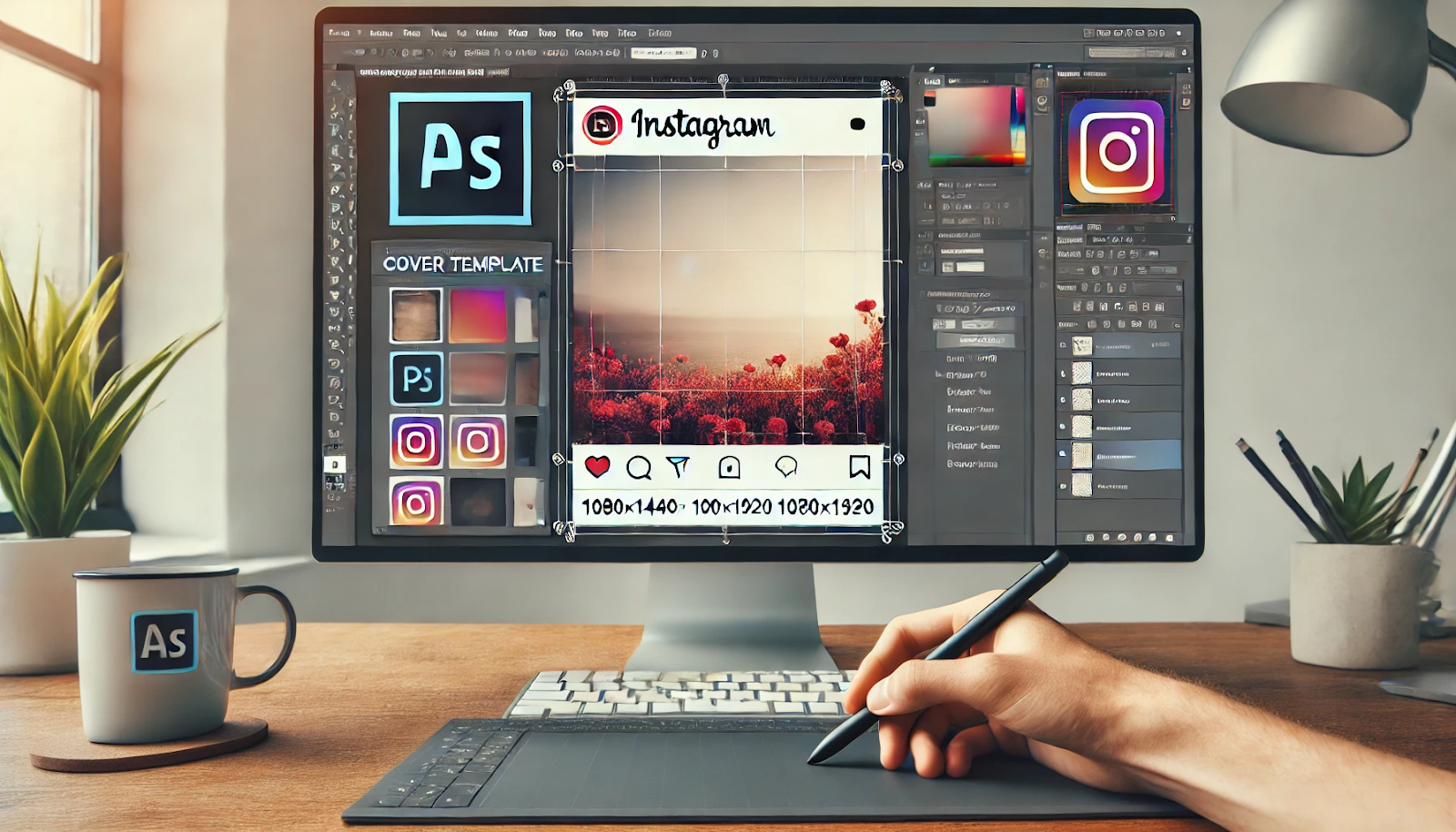 آپدیت ۲۰۲۵: سایز جدید کاور اینستاگرام در اینشات و فتوشاپ