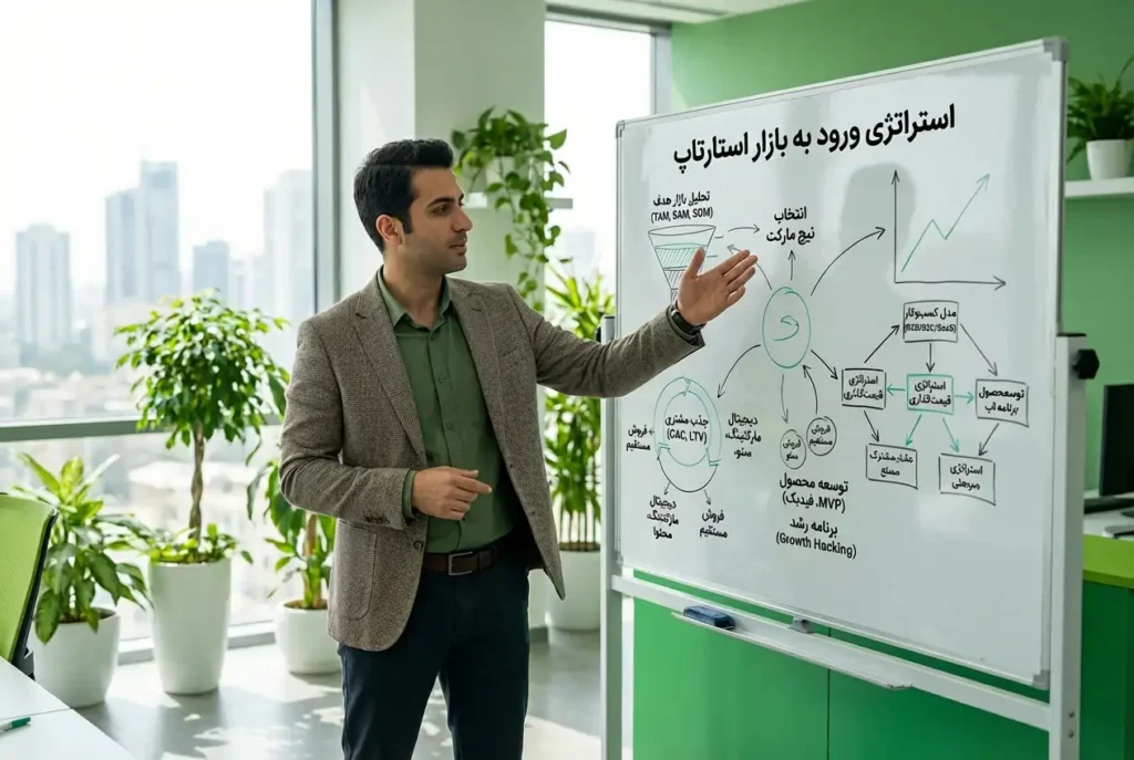 راهنمای جامع استراتژی ورود به بازار برای استارتاپ‌ها